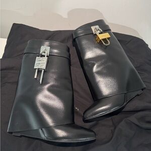 Givenchy Black Shark Boots